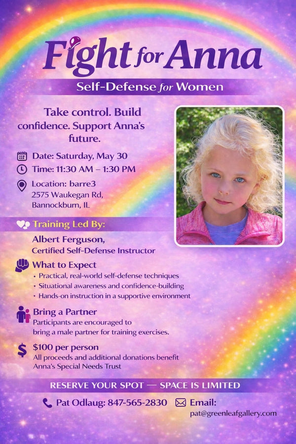 FIGHT for Anna! Self Defense for Women - Special Event - May 30th, 2026