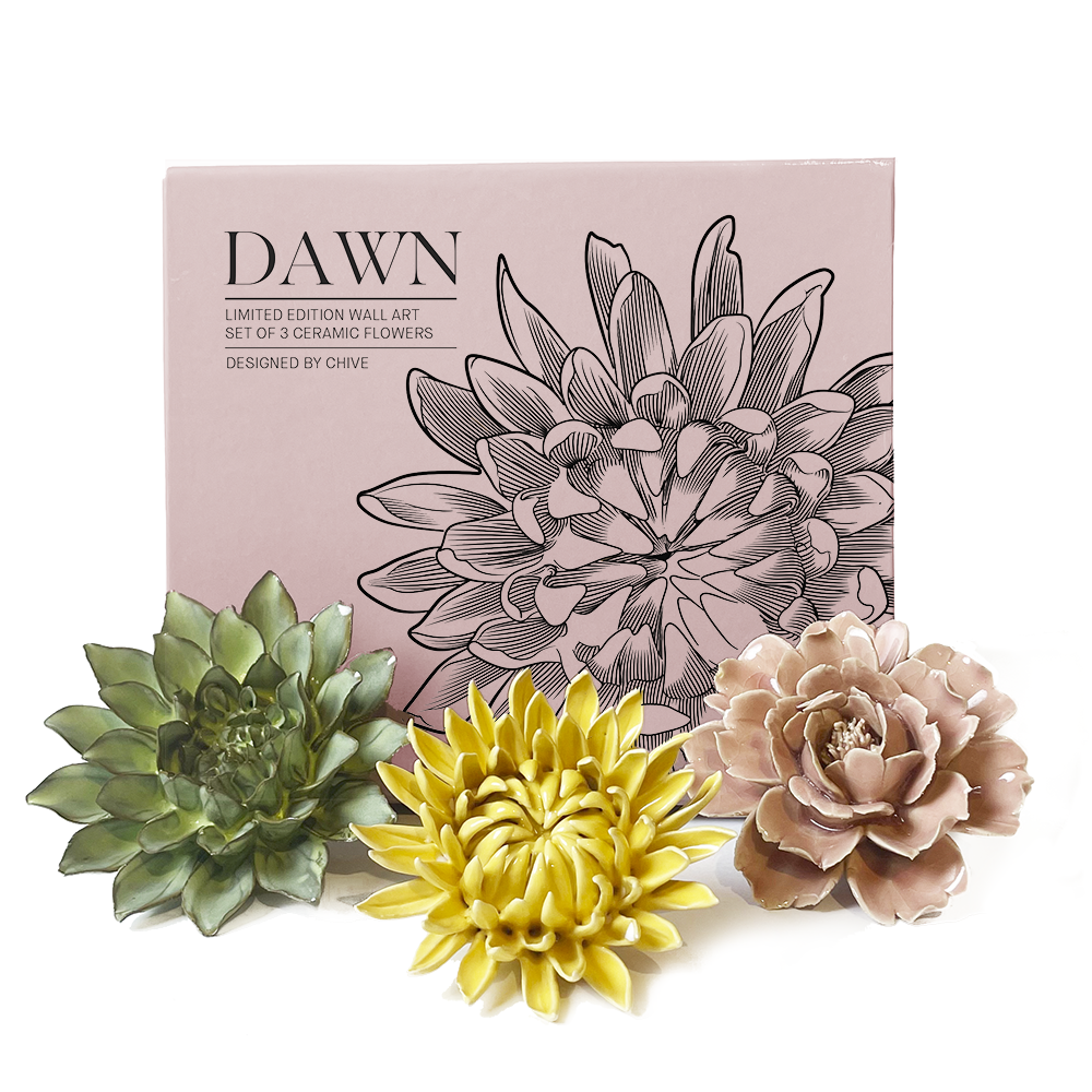chive ceramic succulents Chive Ceramic Faux Succulents