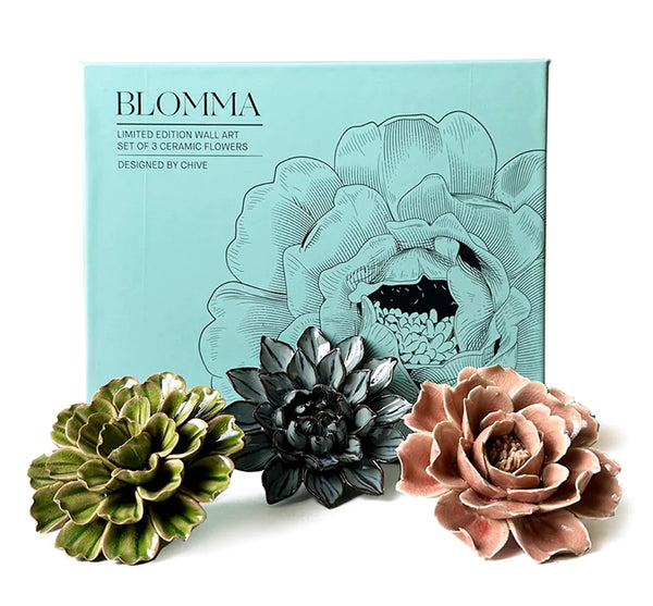 Chive Ceramic Flower Gift Set - Blomma